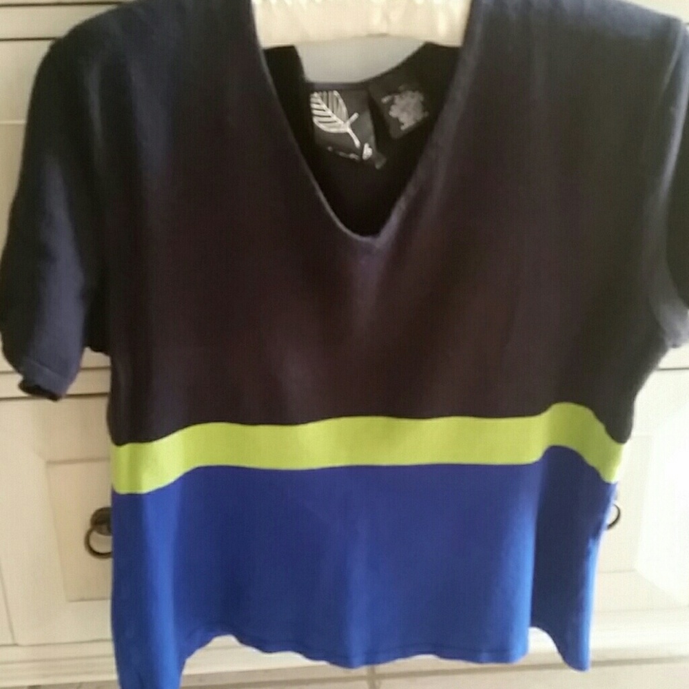 Dana Buckman V neck short sleeve